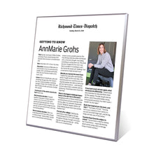 RTD Article Plaques - Modern Archival Plaque with Colored Edge 1/4"