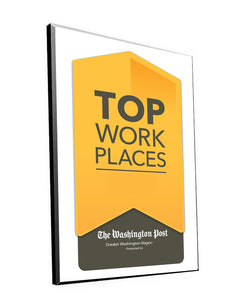 Washington Post - Nash | Top Workplaces Archival Plaque | 9" x 14" - 1/4"