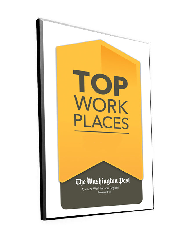 Washington Post - Nash | Top Workplaces Archival Plaque | 9